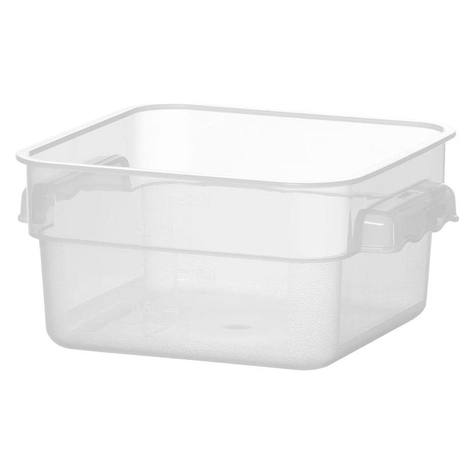 Hendi Lebensmittelbehälter mit Trennwand,, 1,9L, 190x190x(H)95mm (1.90 l) (62370226)
