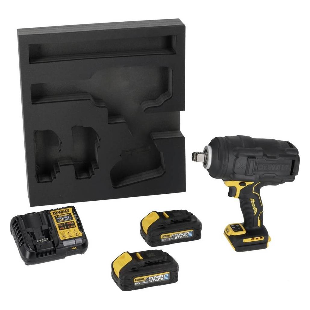 DeWalt 18V Akku-Schlagschrauber 3/4", inkl. 2x 5Ah und Ladegerät (Schlagschrauber) (DCF964H2G-QW)