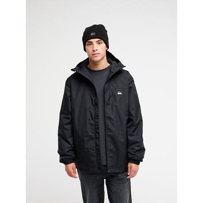 Windbreaker QUIKSILVER "OVERCAST 3K INSULATED", Herren, Gr. XL, schwarz, Obermaterial: 100% Nylon, Jacken Windbreaker, aus Nylon, in schlichter Farbgebung