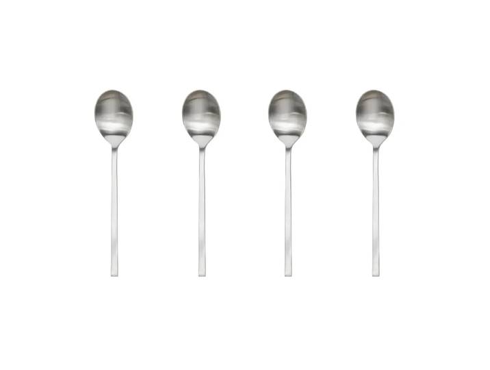 OYOY Cuillères à café Yuka, lot de 4 Acier brossé