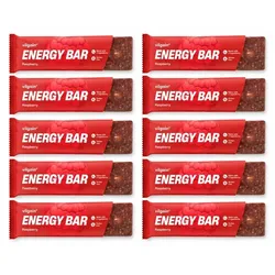VILGAIN Energieriegel Himbeere 55g | 10 Riegel Box