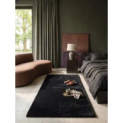 Läufer Antirutsch Schwarz 60x110 cm - ALDAN   Kadima Design