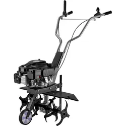 Wiltec, Vertikutierer, Benzin Bodenhacke 60cm Gartenhacke mit Motor 144ccm Motorhacke Bodenfräse