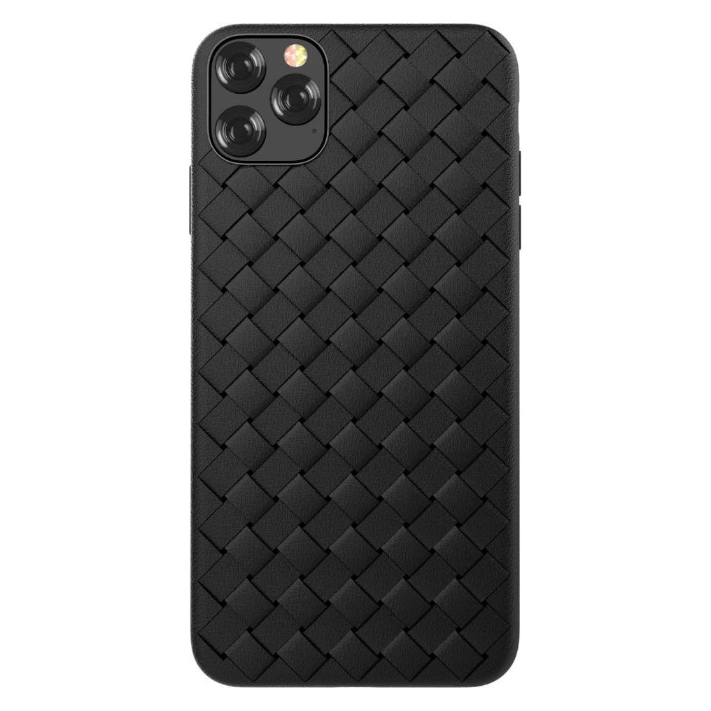 Devia Woven Pattern Design Soft Case iPhone 11 Pro black (Apple iPhone 11 Pro) (WOVENNEW5.8BK)