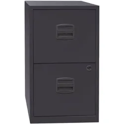 Bisley Home Hängeregistraturschrank »PFA« A4, einbahnig, 2 Schübe schwarz, 41.3x67.2x40 cm