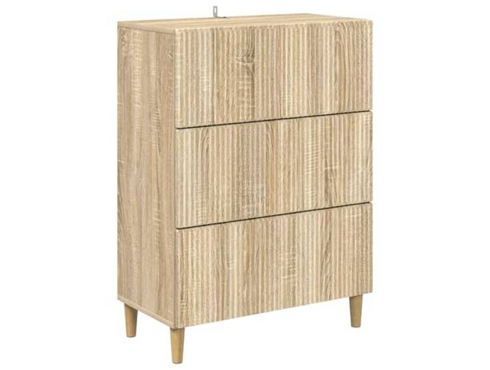 HKLGBVCR Schubladenschrank, 66 x 34,5 x 90 cm, Holz Vintage-Stil, rechteckige Form, stabile dünne Beine, funktionaler und dekorativer Doppelzweck