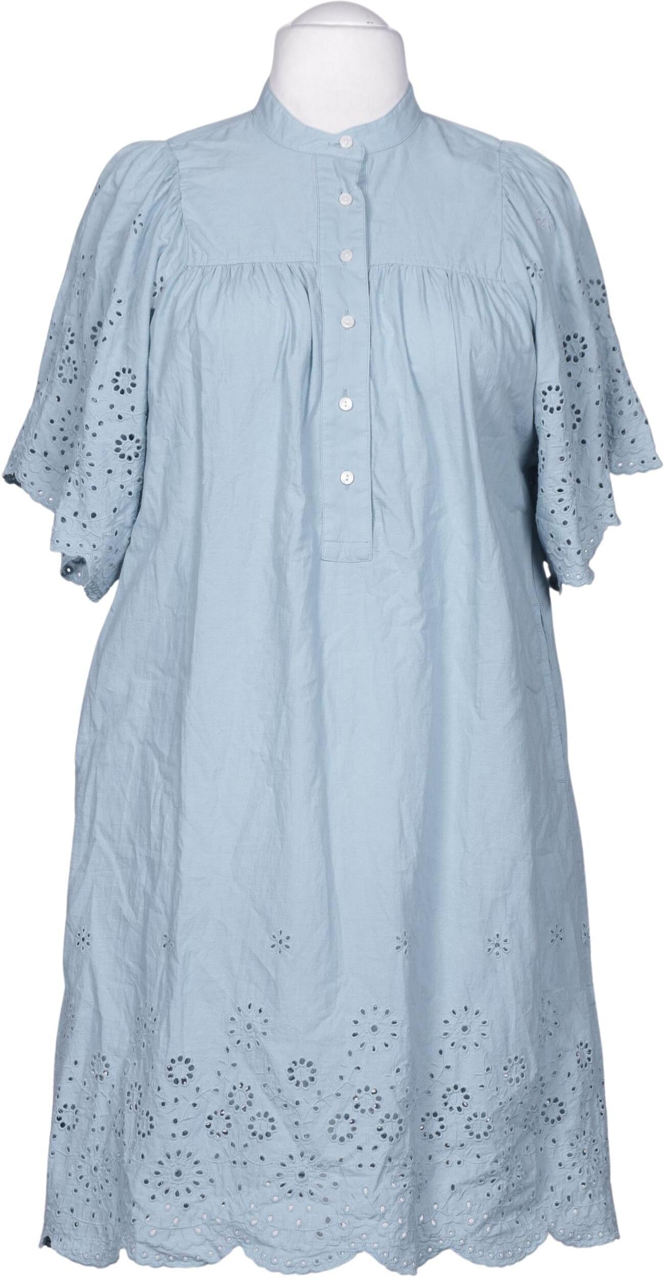 Jackpot Damen Kleid, Hellblau, Gr. EU 36, Baumwolle - Second Hand