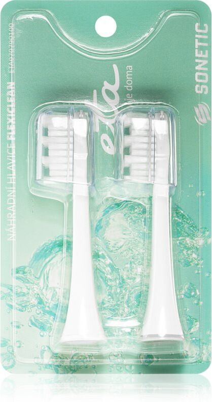 ETA Sonetic FlexiClean 0707 90100 têtes de remplacement pour brosse à dents medium For ETAx707 2 pcs
