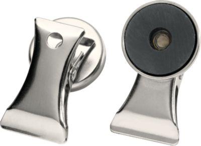 Magnete mit Dokumentenklemme, 2 Stück