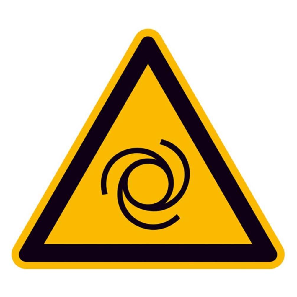 BRW Warnschild Automatischer Anlauf - 20 cm (21.0244)