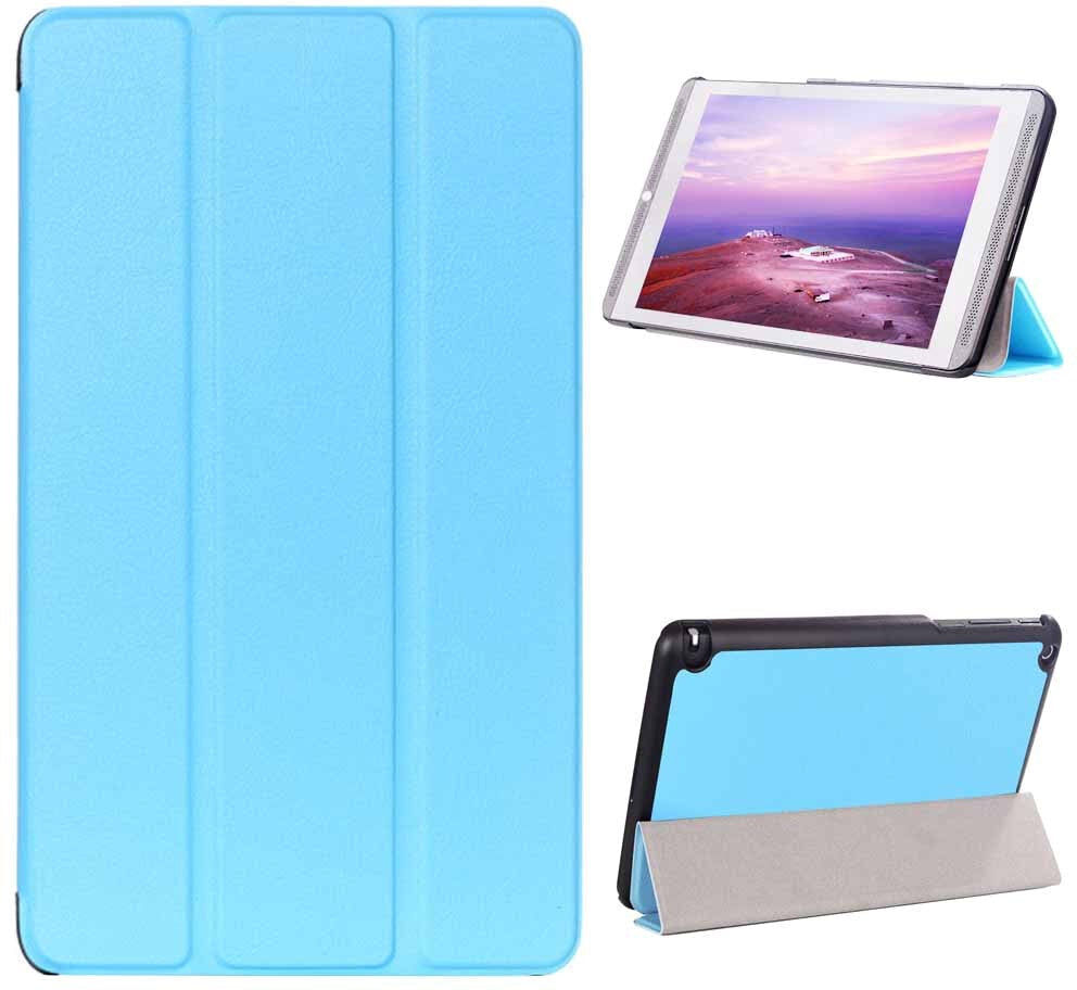 TABLETCOVERS.DK Nvidia Shield Tablet K1 Tri-fold Læder Etui m. Ståfunktion Lyseblå