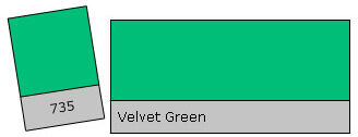 Lee Filter Roll 735 Velvet Green Velvet Green