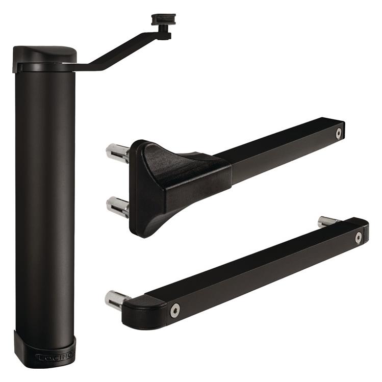 Locinox Torschlieer Lion Alu.elox.schwarz Nachrstung ffnungsw.180Grad (Outdoor) (P00008967-9005)