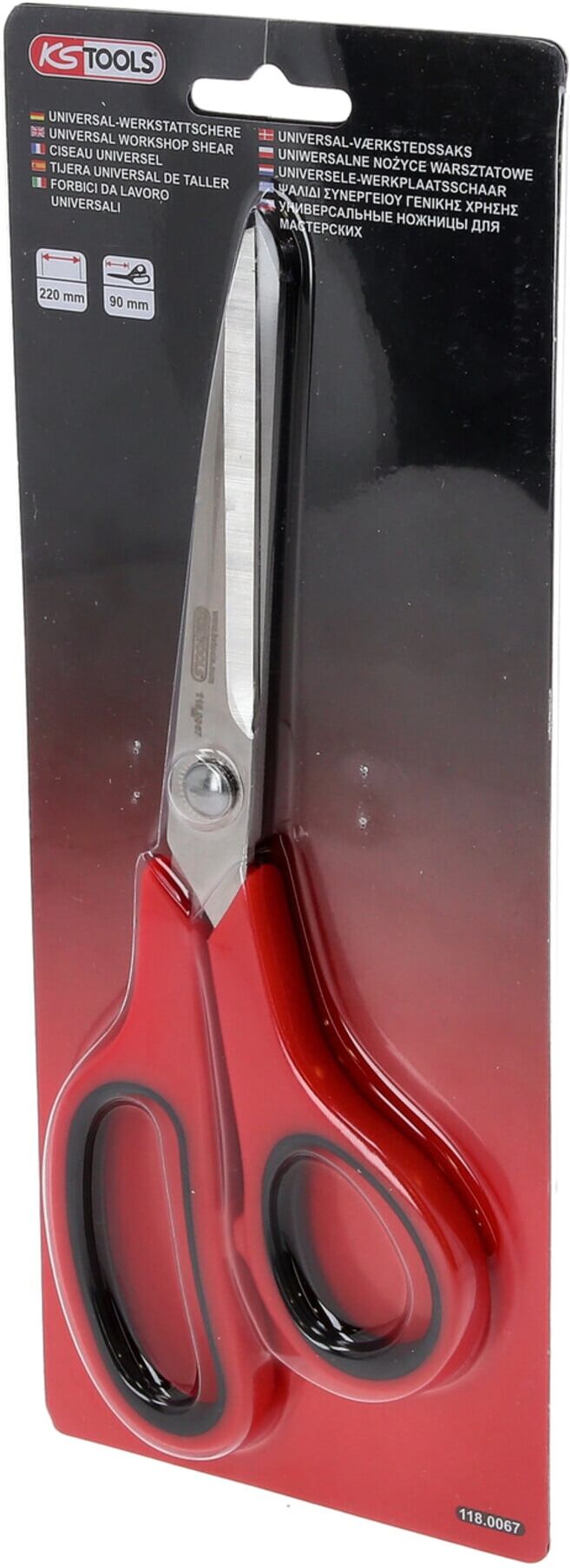 KS Tools Universal-Werkstattschere, 220mm (118.0067)