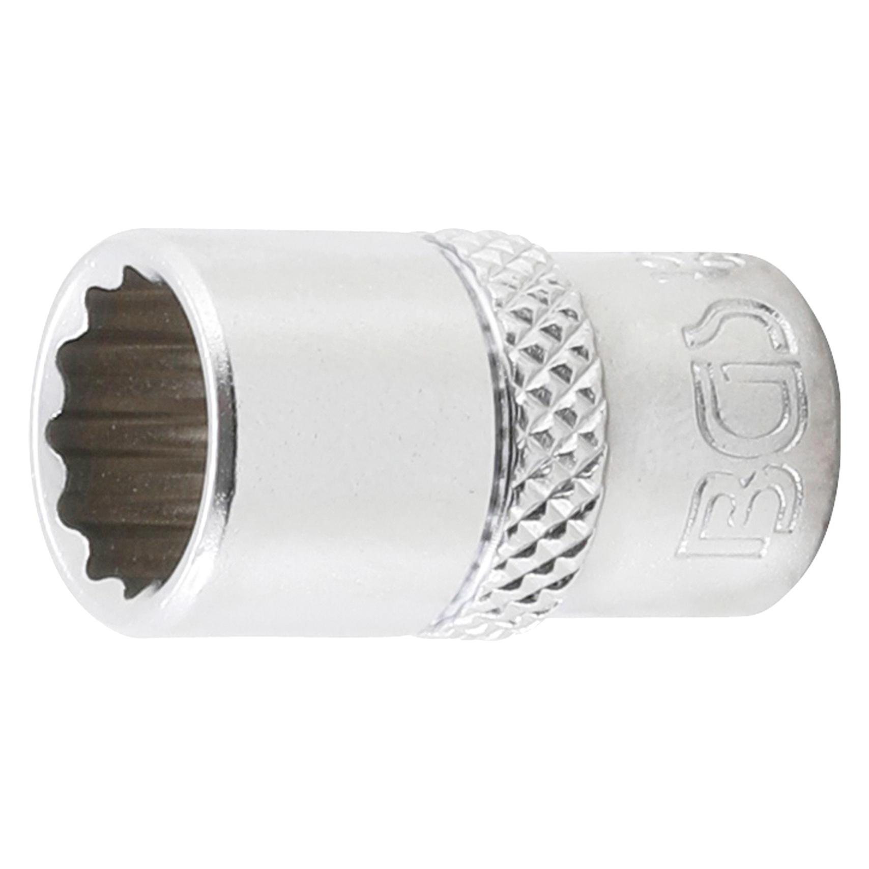 BGS Steckschlüssel-Einsatz Zwölfkant Antrieb Innenvierkant 6,3 mm (1/4") SW 3/8" (3/8") (10877)