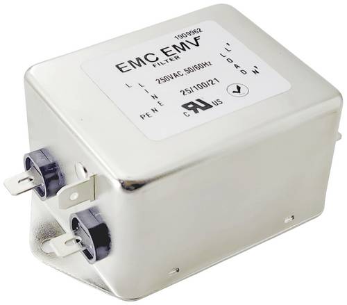 Akyga EN2090-10-F Entstörfilter 10A (L x B x H) 115 x 57 x 45mm 1St.