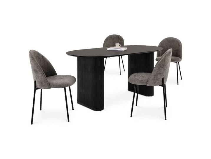 ESSGRUPPE MAXIM 5er Set schwarz