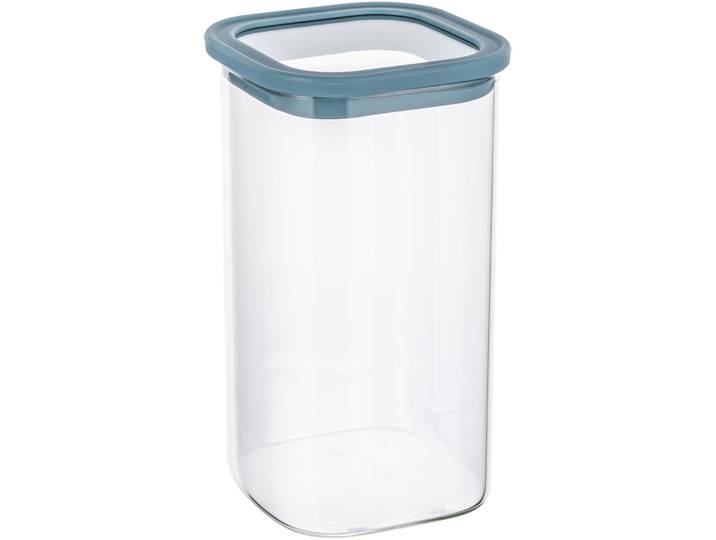 Aufbewahrungsbehälter 1500ml Sava - Farbe: transparent - Material: Glas/Silikon - 303