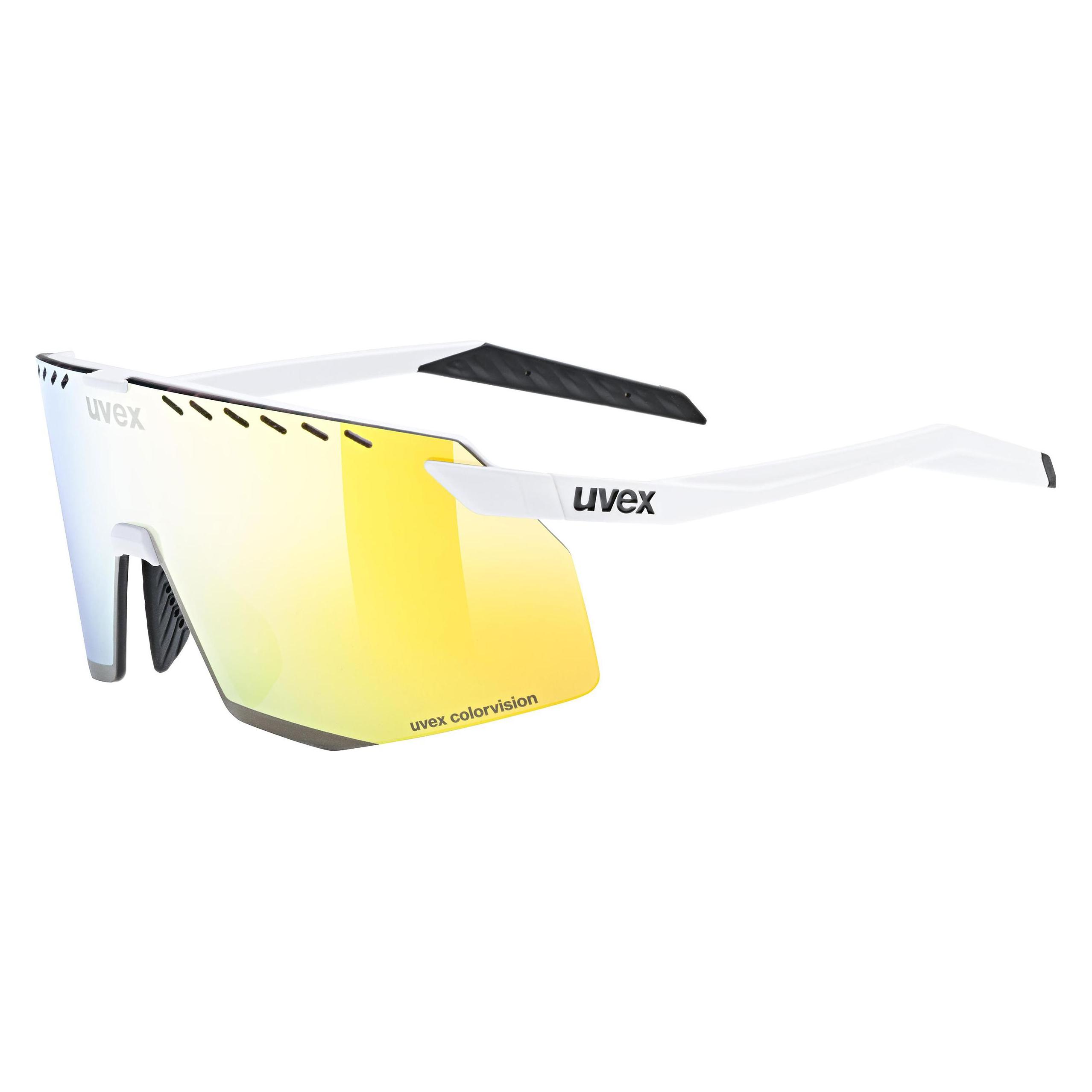 Uvex Pace stage CV (white matt (yellow)*, colorvision glossy green) (533052)