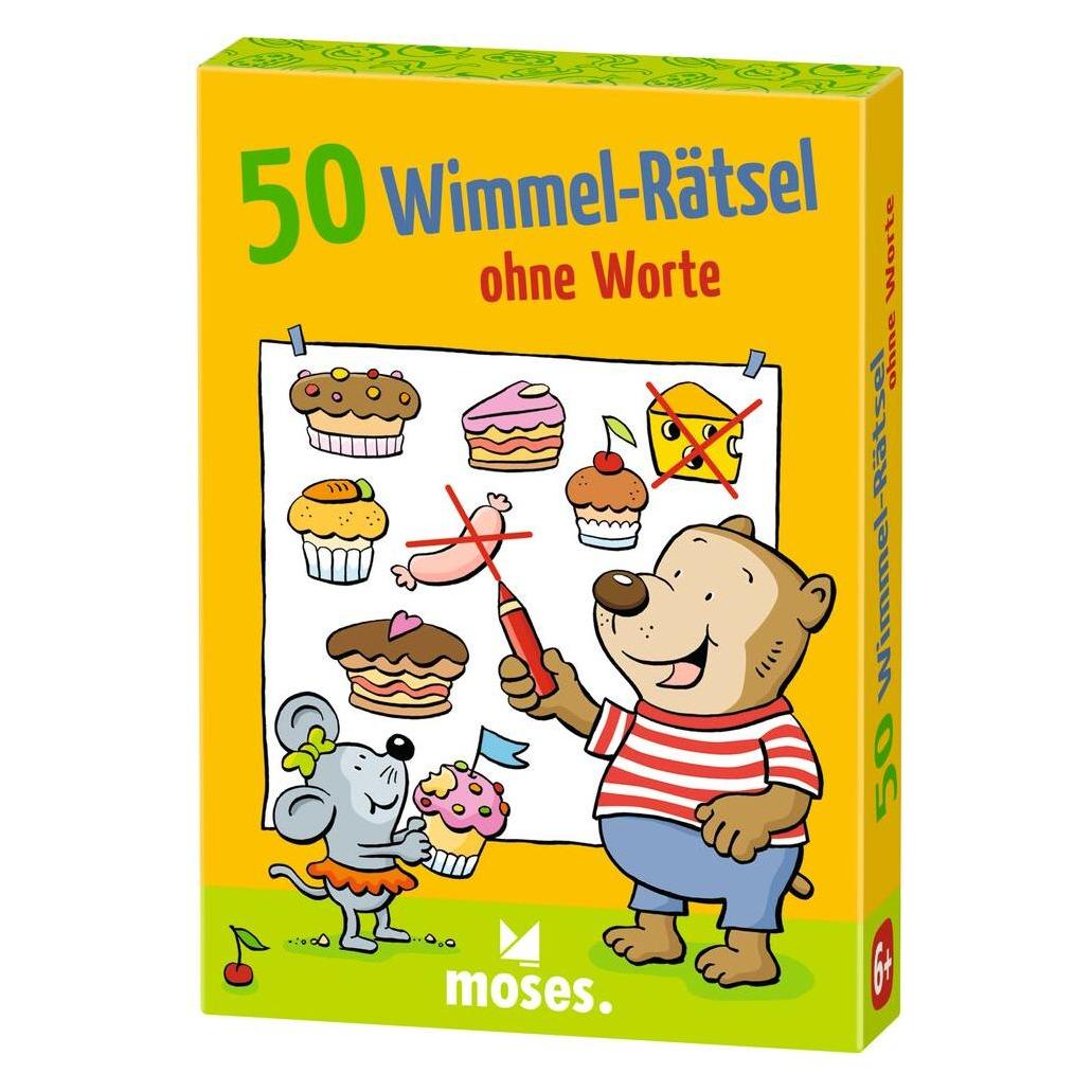 Moses 50 wimmelige Rätsel ohne Worte (Deutsch, 1 - 6 Spieler) (MOS30258)