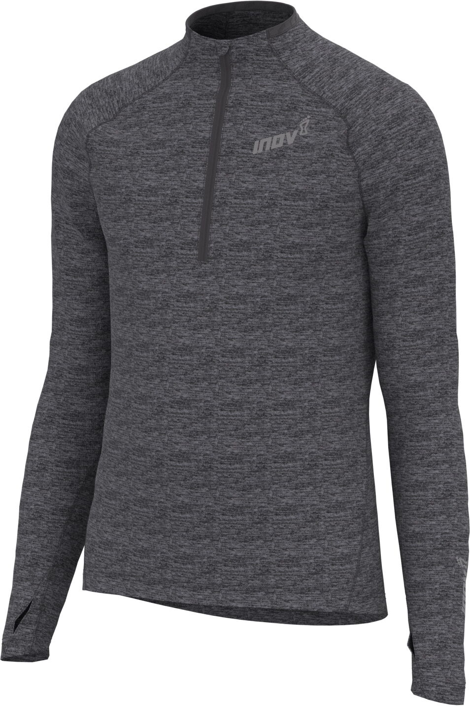 inov-8 Men's Mid Long Sleeve Zip Dark Grey S