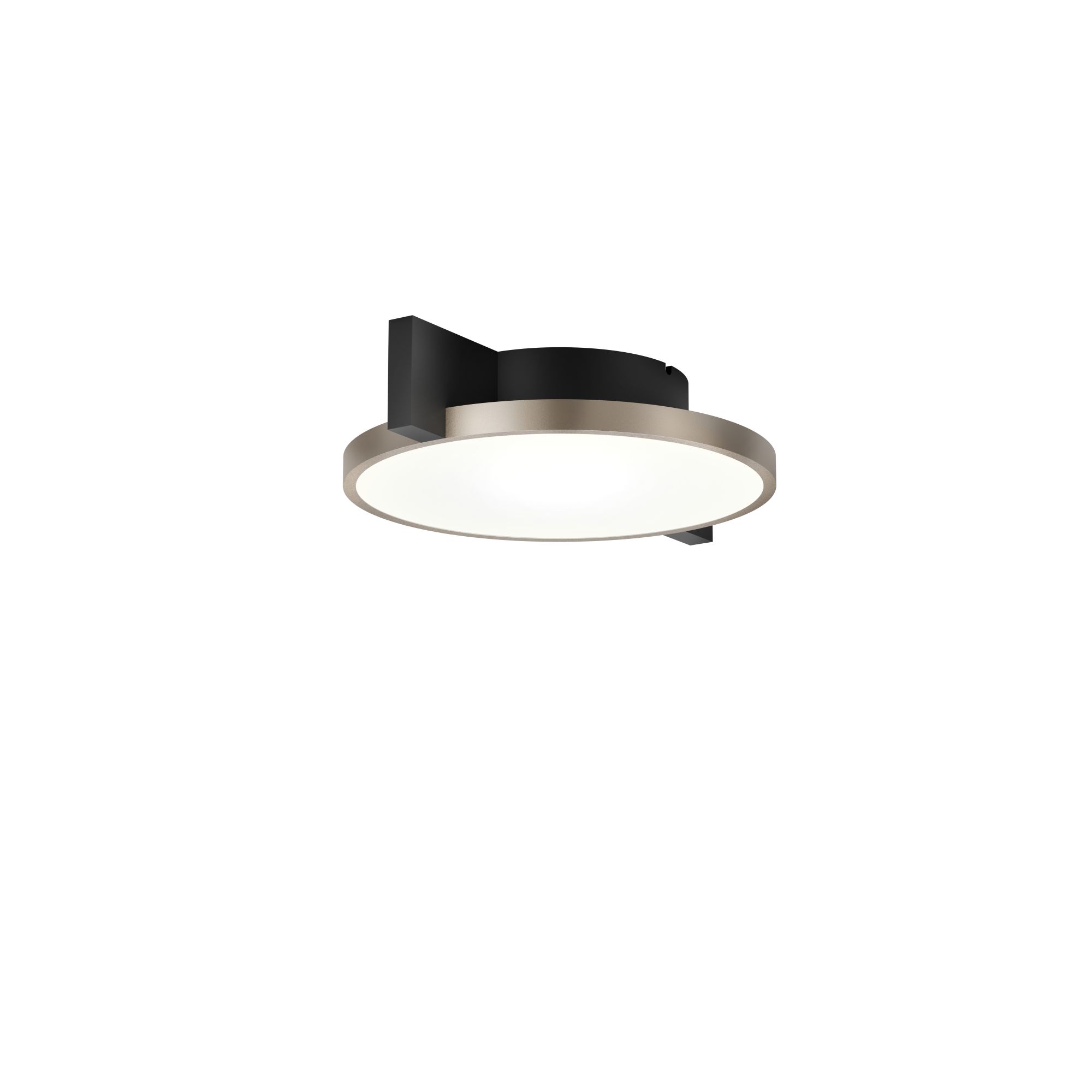 Light-Point LED-Wand-/Deckenleuchte INLAY C1 DISC schwarz/gold 900000 5711389000004