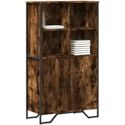 vidaXL Highboard Räuchereiche 79,5x35,5x137,5 cm Holzwerkstoff