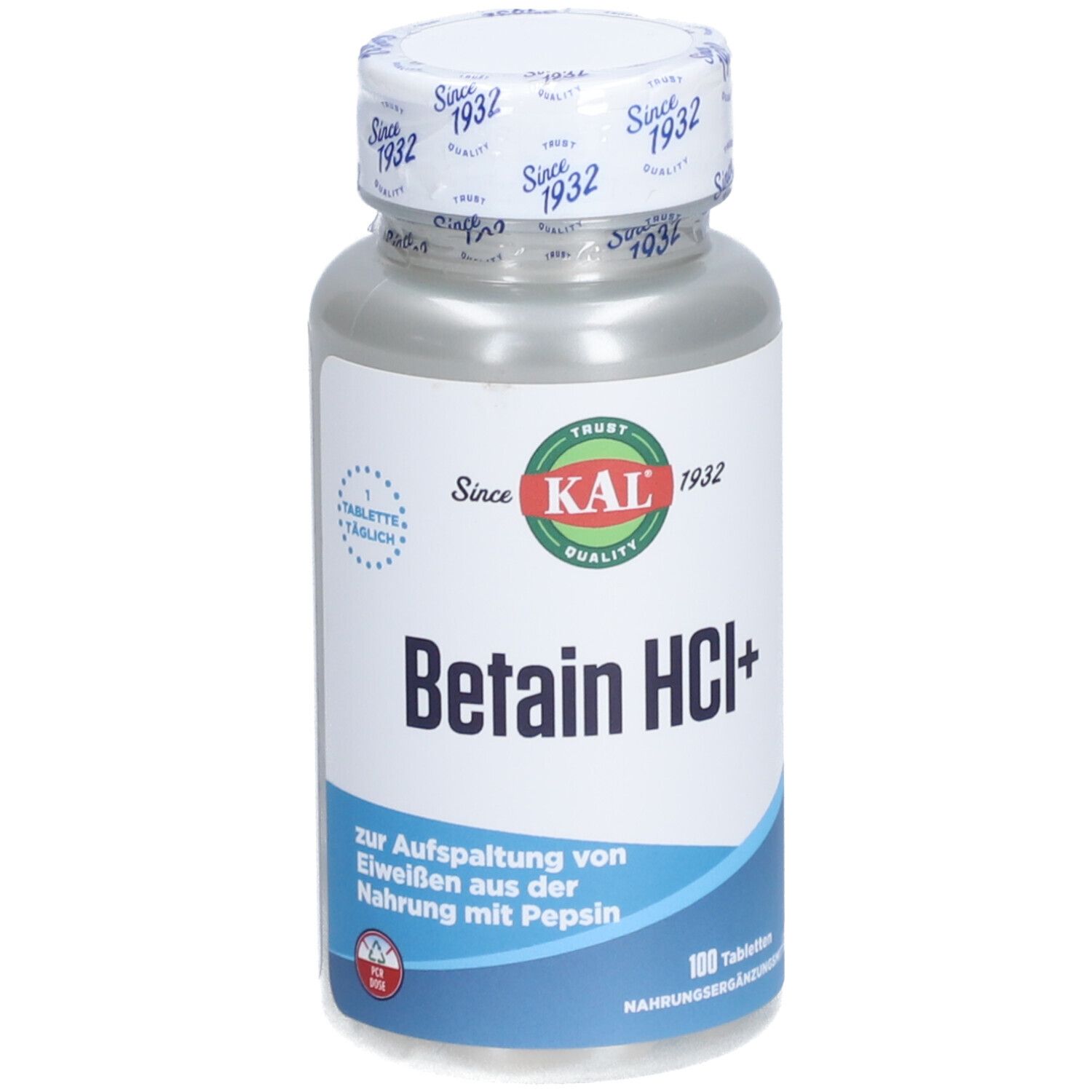 Betain Hcl+250 mg KAL Tabletten 100 St