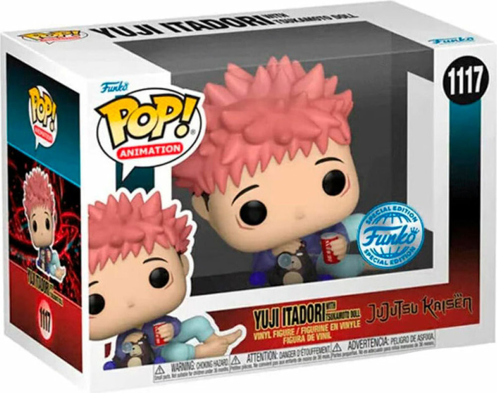 Funko Pop! Jujutsu Kaisen Yuji Itadori met Tsukamoto speciale editie 1117 Vinyl figuur