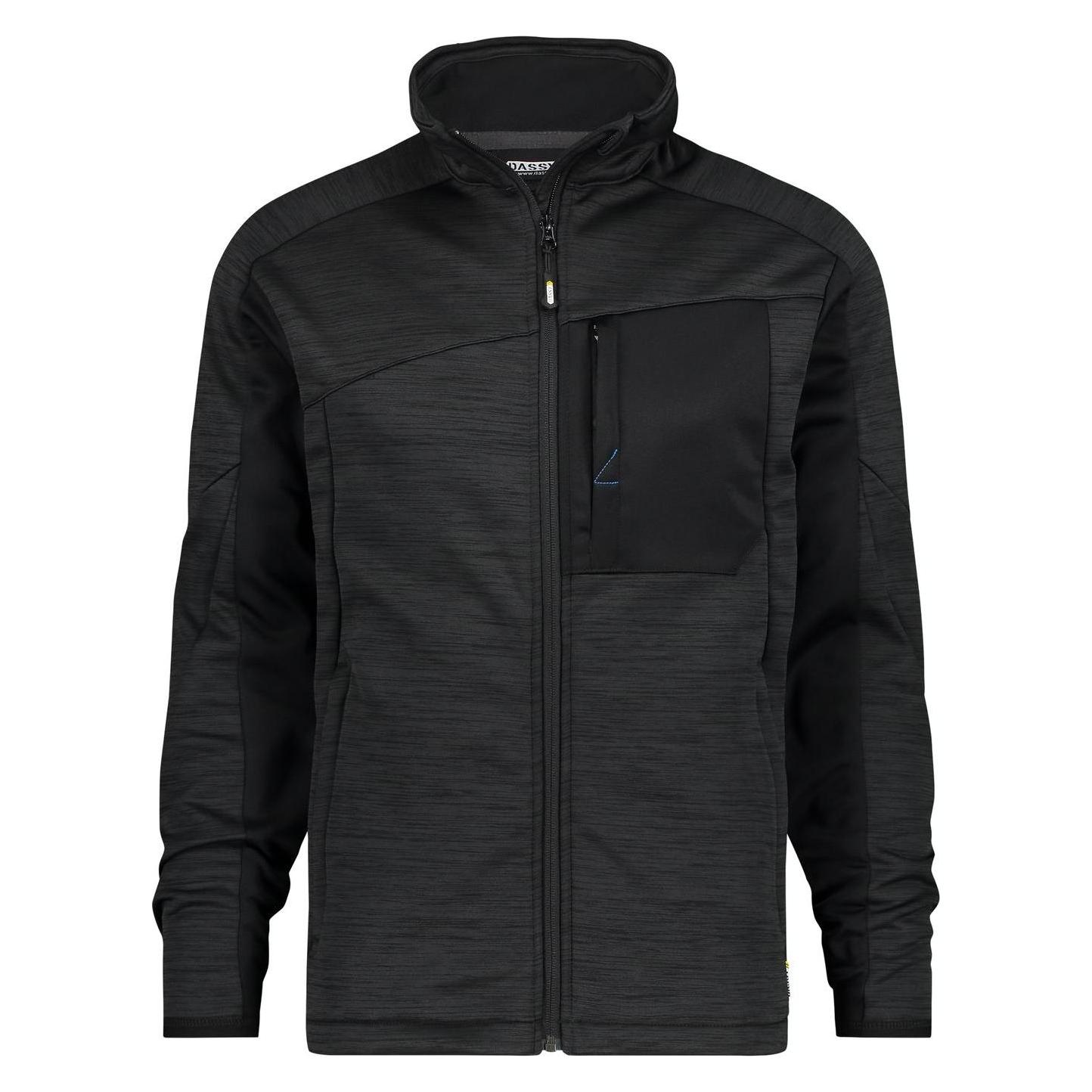 Dassy Fleecejacke Convex anthrazitgrau/schwarz, Gr.L (L) (34453867)