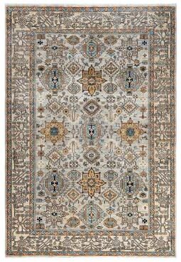 Overton "Serapi One-of-a-Kind Hand-Knotted Area Rug - Gray, 6' 1"" x 9' 0"" - 6' 1"" x 9' 0"""