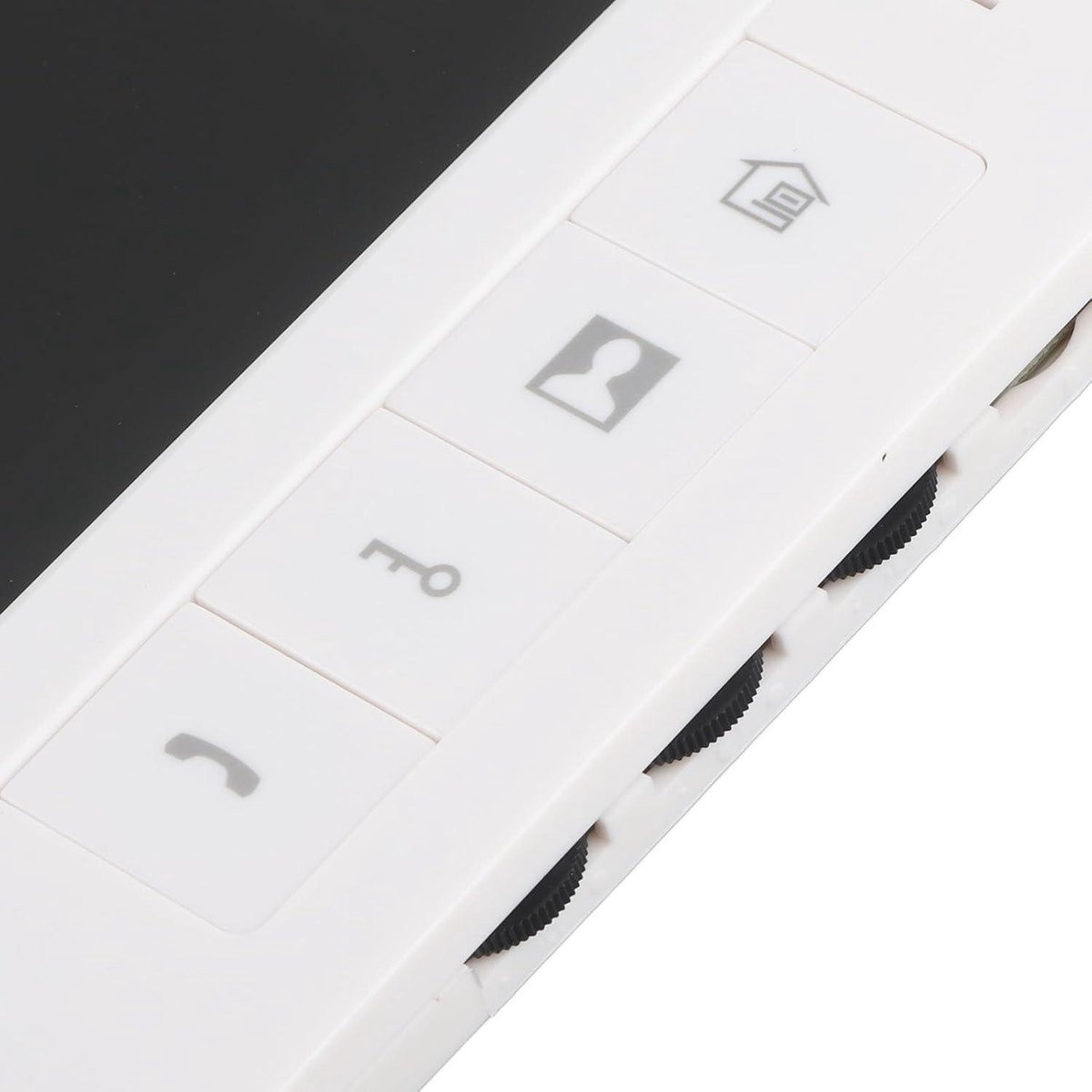 Bekabeld video-intercomsysteem met dubbele 7-inch LCD-monitor en nachtzicht in het wit