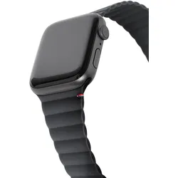 Decoded magnetisches Silikonarmband LITE Schwarz 42-44mm