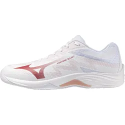 Mizuno LIGHTNING SELECT Damen Volleyballschuh White/Rose Elegance/Lava Falls - 6