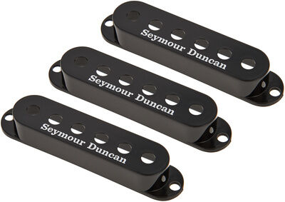 Seymour Duncan Pickup Cover Black Logo Schwarz