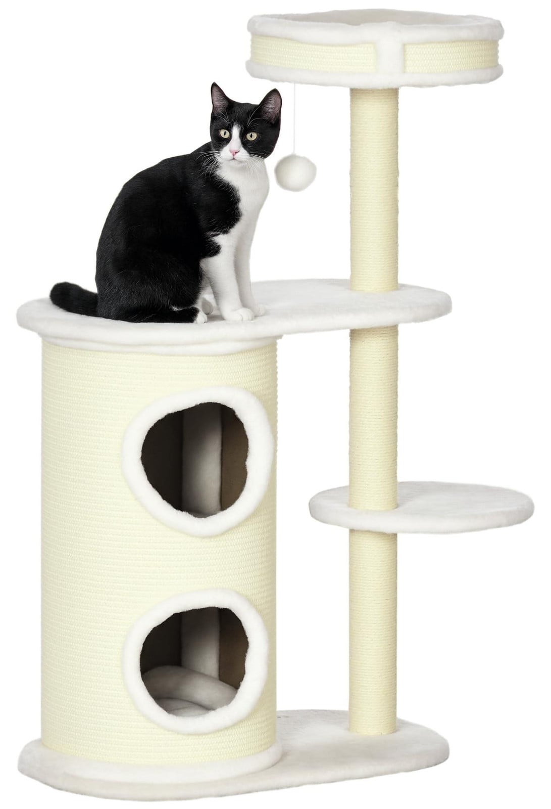 PawHut Krabboom met krabpaal en klimboom voor katten