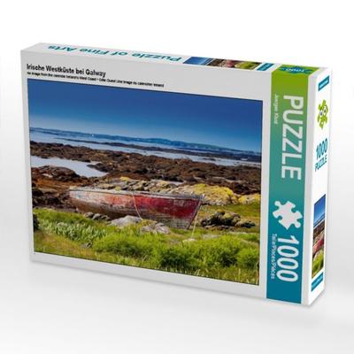 CALVENDO Puzzle Irische Westküste bei Galway | 1000 Teile Lege-Größe 64x48cm Foto-Puzzle für glückliche Stunden