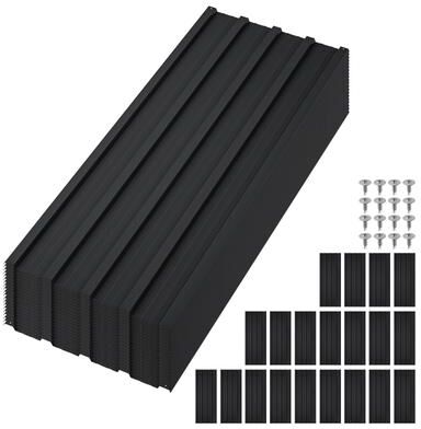Garvee 20 Pack Galvanized Roof Panels 3.54 5 6.1 Ft Black Gray Brown