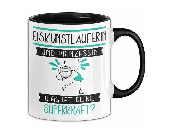 Trendation Tasse Eiskunstläuferin Und Prinzessin Tasse Geschenk Für Eine Eiskunstläuf