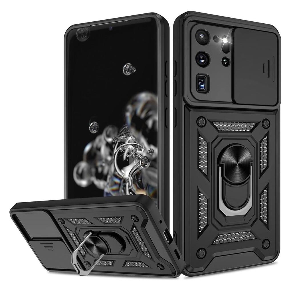 Techsuit - CamShield Series - Samsung Galaxy S20 Ultra 4G / S20 Ultra 5G - Black (Samsung Galaxy S20 Ultra 5G) (56343541)