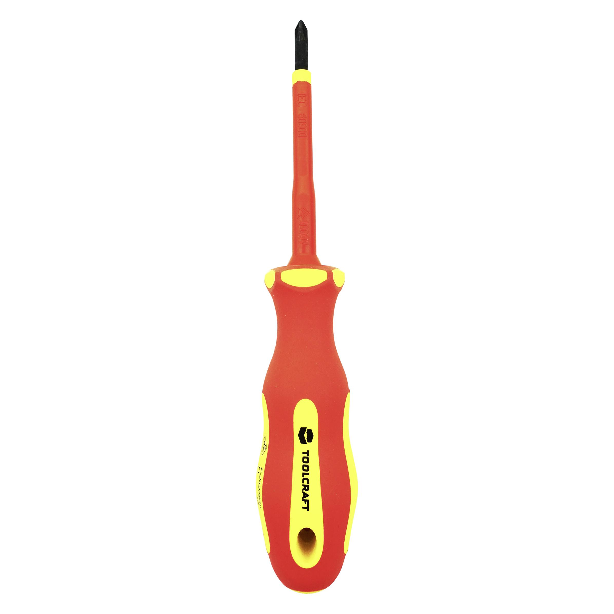 Toolcraft VDE Schraubendreher Phillips PH1 (Phillipps-Kreuzschlitz (PH)) (TO-5345751)