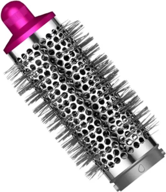 INF Tête de rechange barillet curling ronde magenta – Brosse ronde magenta en ABS haute température compatible avec Dyson HS01