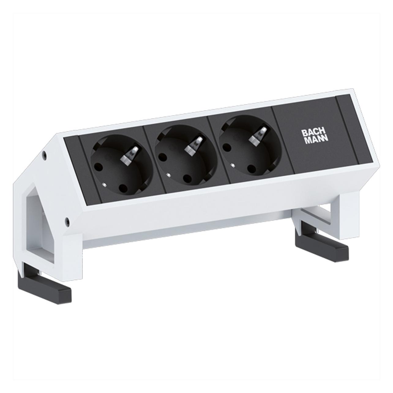 Bachmann DESK2 - 3xSchuko (3x, CEE 7/3) (902.4048)