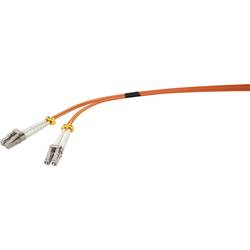 Renkforce RF-5189148 Glasfaser LWL Anschlusskabel 1.00 m Orange [1x LC-Stecker - 1x LC-Stecker] 50/125 µ Multimode OM2