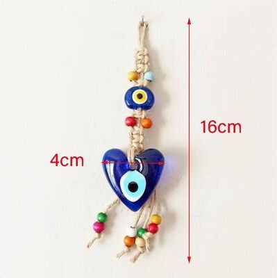 Inspire Essentials Macrame Evil Eye Wall Hanging Nazar Protection Home Decor 15