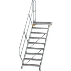 Munk Treppe mit Plattform 45° Stufenbreite 800 mm - 600449