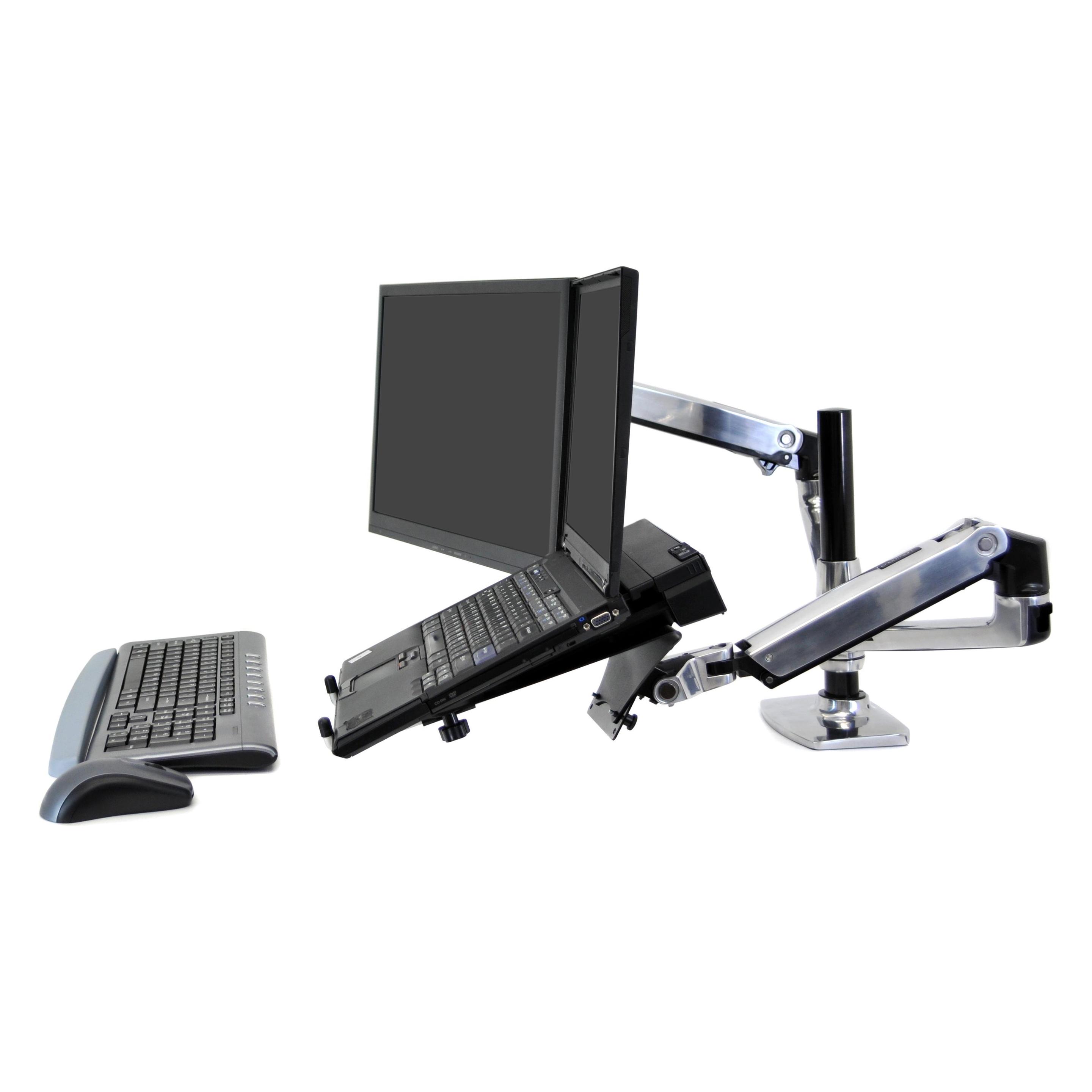 Ergotron LX Monitor Arm mit patentierter CF-Technologie (Tisch, 24", 9.10 kg) (45-248-026)