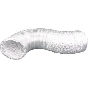 Aktobis Warmluftschlauch Q30, silber, Ø 300 mm, 6 m Länge, aus Aluminium