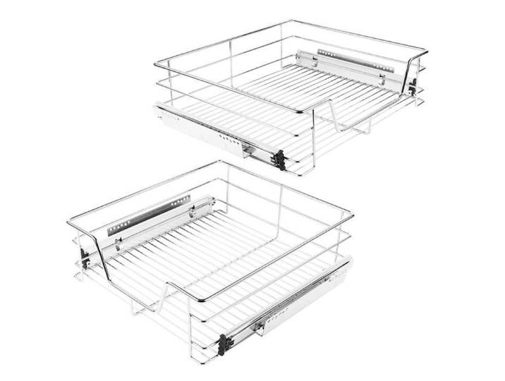 2 x Tiroir telescopique POPS Tiroir de cuisine 60 cm Panier de Cuisine