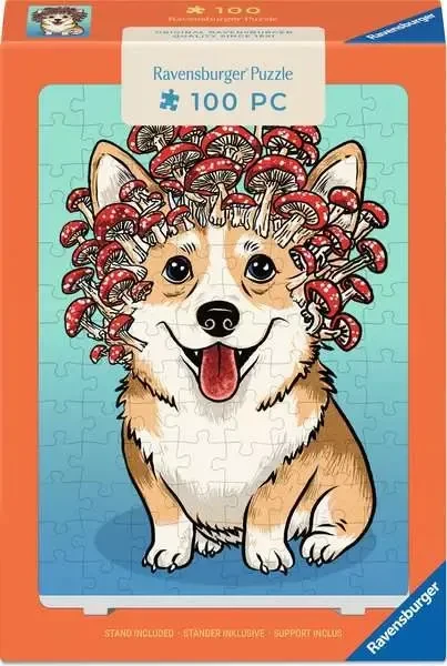 Ravensburger 120020431 Puzzle mit Ständer: Corgi